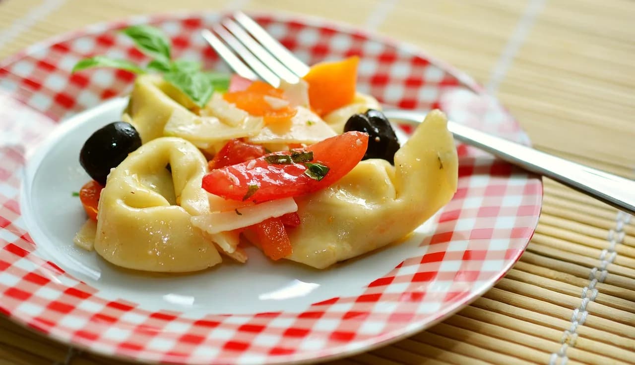 Crispy Tortellini-Salat