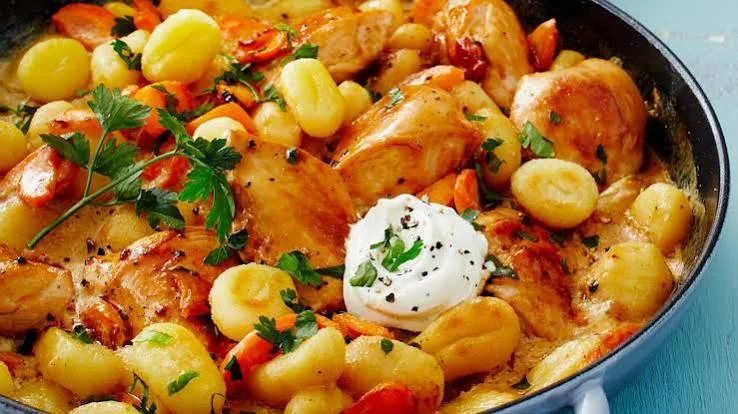 Gnocchi-Hähnchen-Pfanne