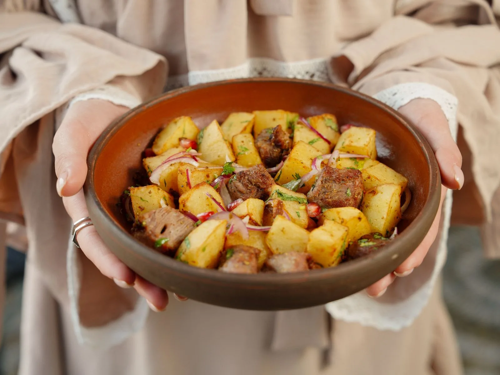 High-Protein Hackfleisch-Kartoffel-Bowl