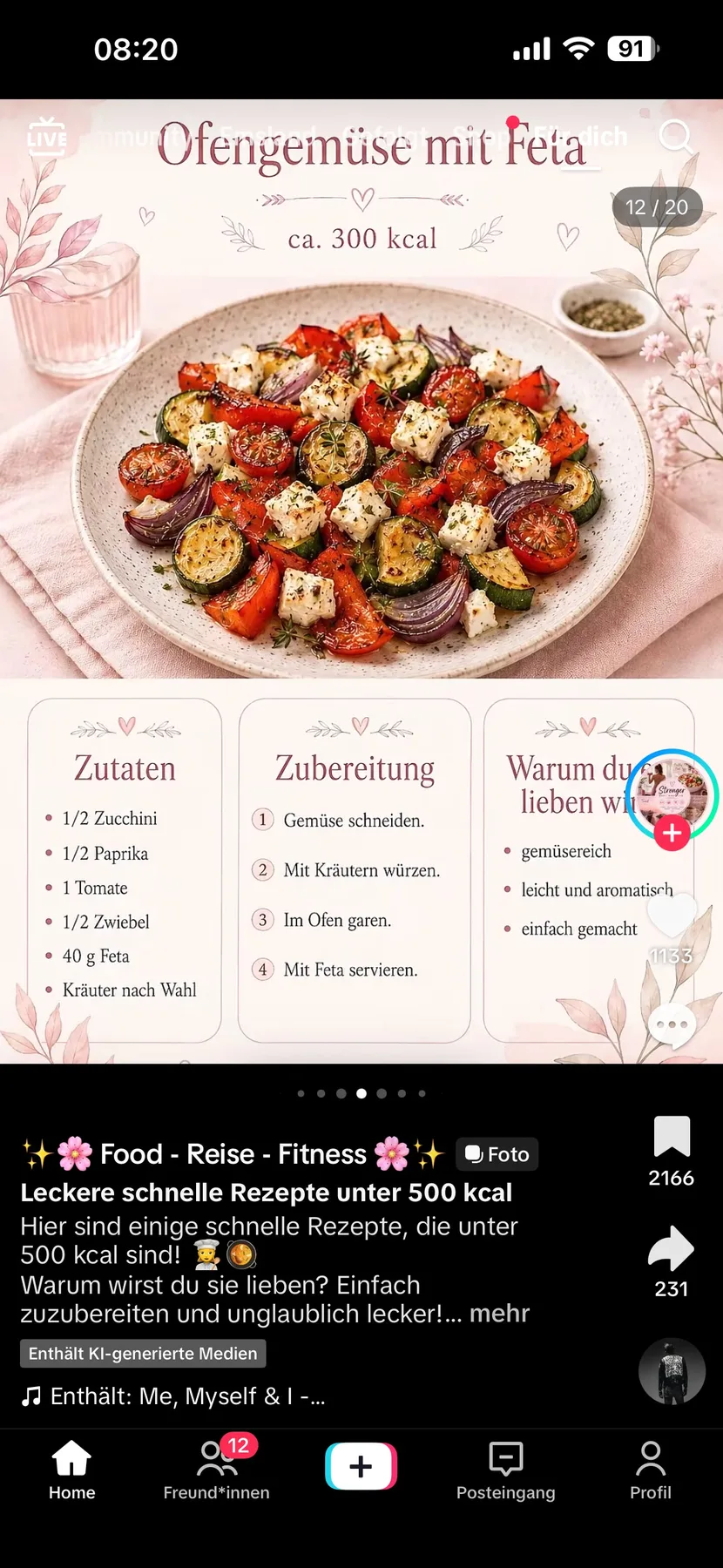 Ofengemüse mit Feta – Rezeptbild