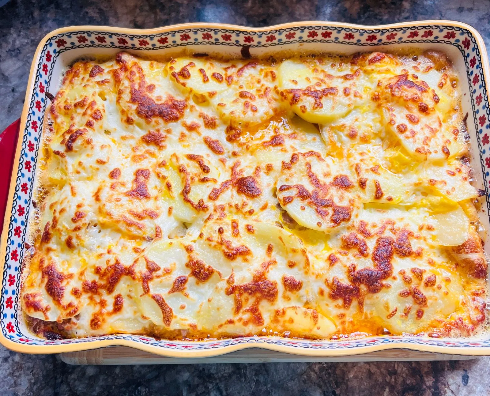 High-Protein Kartoffel-Lasagne mit Rinderhack